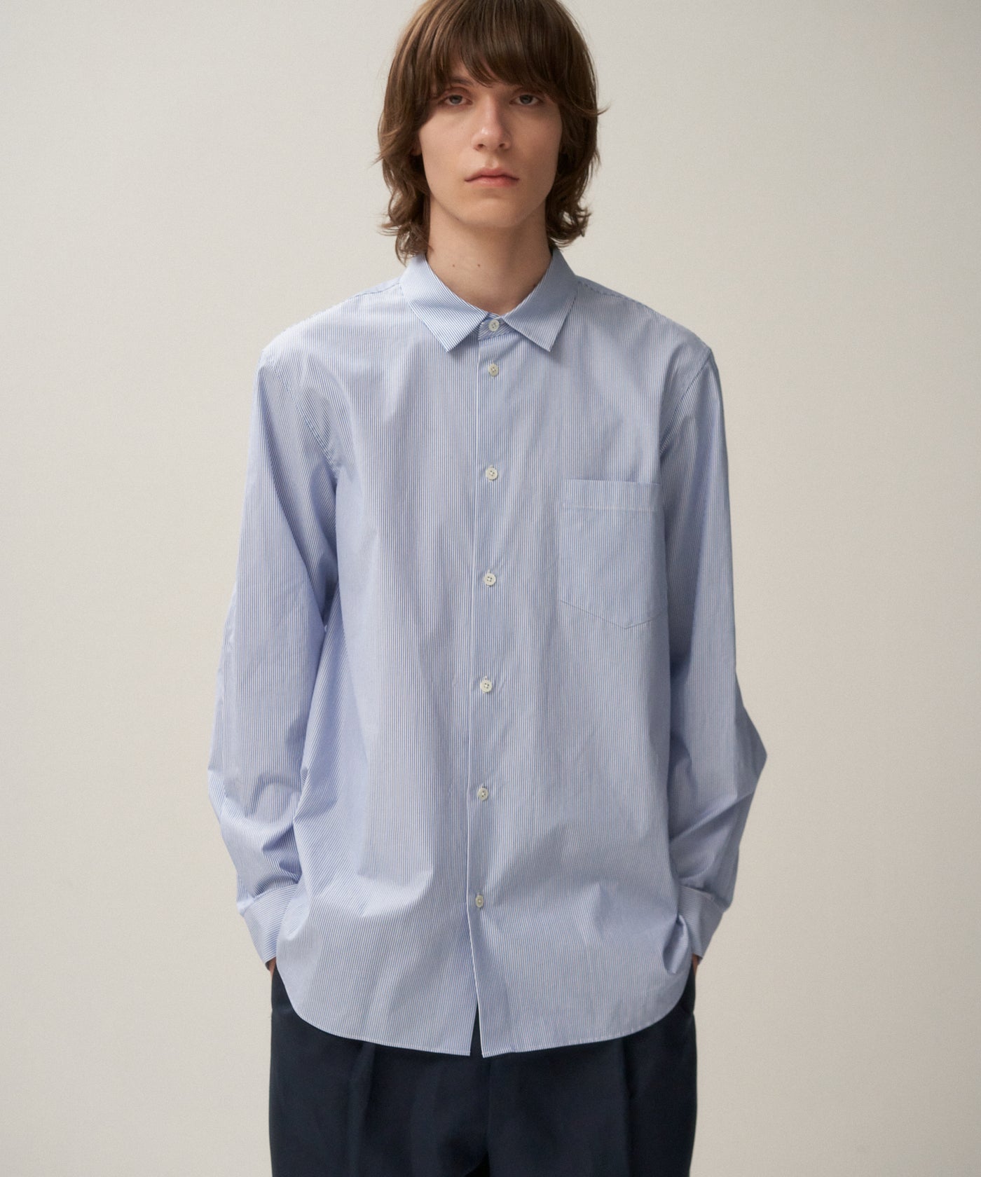GIZA STRIPE | STANDARD SHIRT – ATON | エイトン