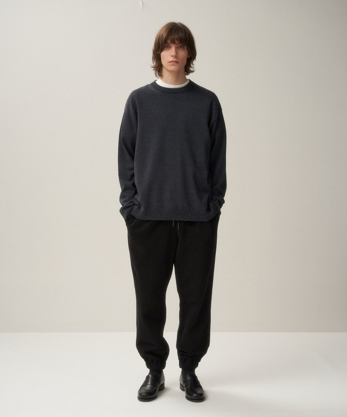 WOOL WASHI | CREWNECK SWEATER – ATON | エイトン