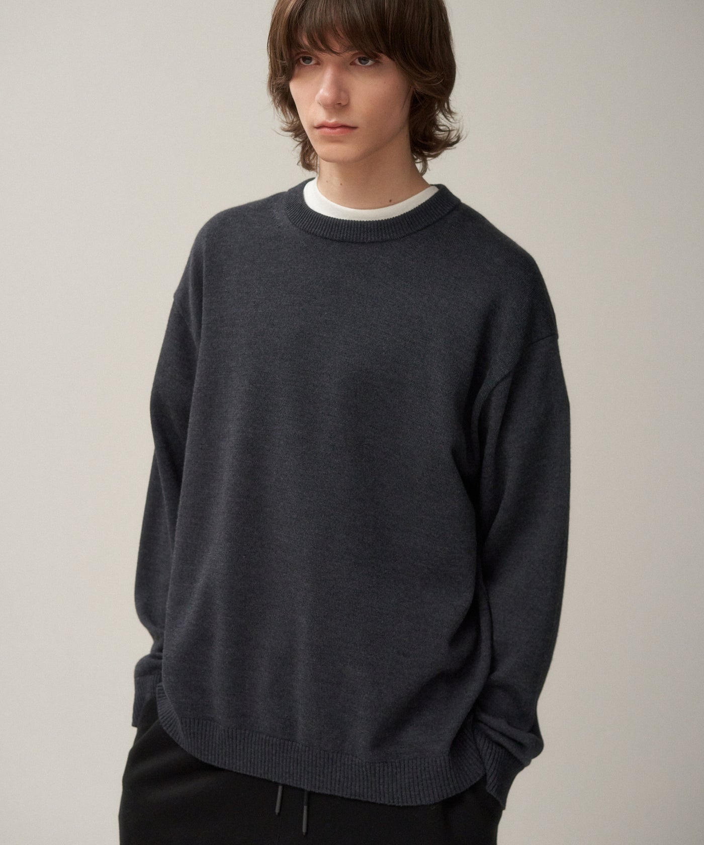 WOOL WASHI | CREWNECK SWEATER – ATON | エイトン