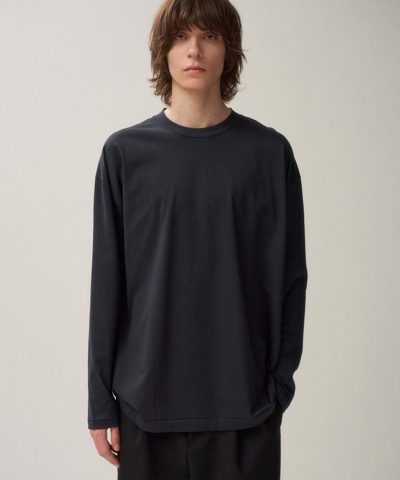 SUVIN60/2 | OVERSIZED L/S T-SHIRT – ATON | エイトン