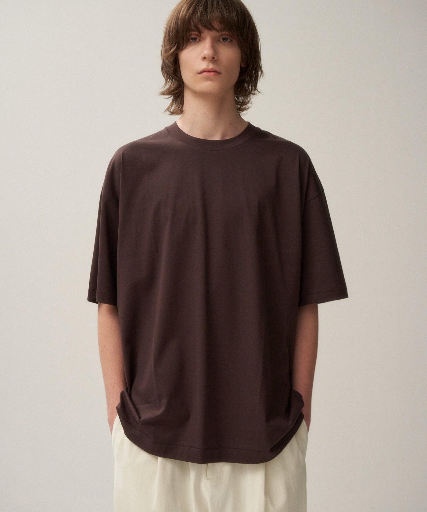 ATON SUVIN COTTON OVERSIZED SWEATER ニット ATON（エイトン）の「【ATON】SUVIN COTTON UNISEX OVERSIZED