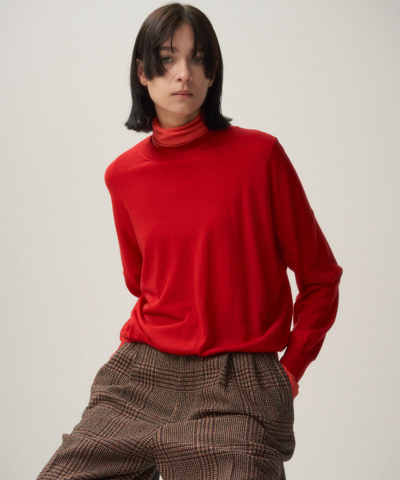 SHEER WOOL | CREWNECK SWEATER