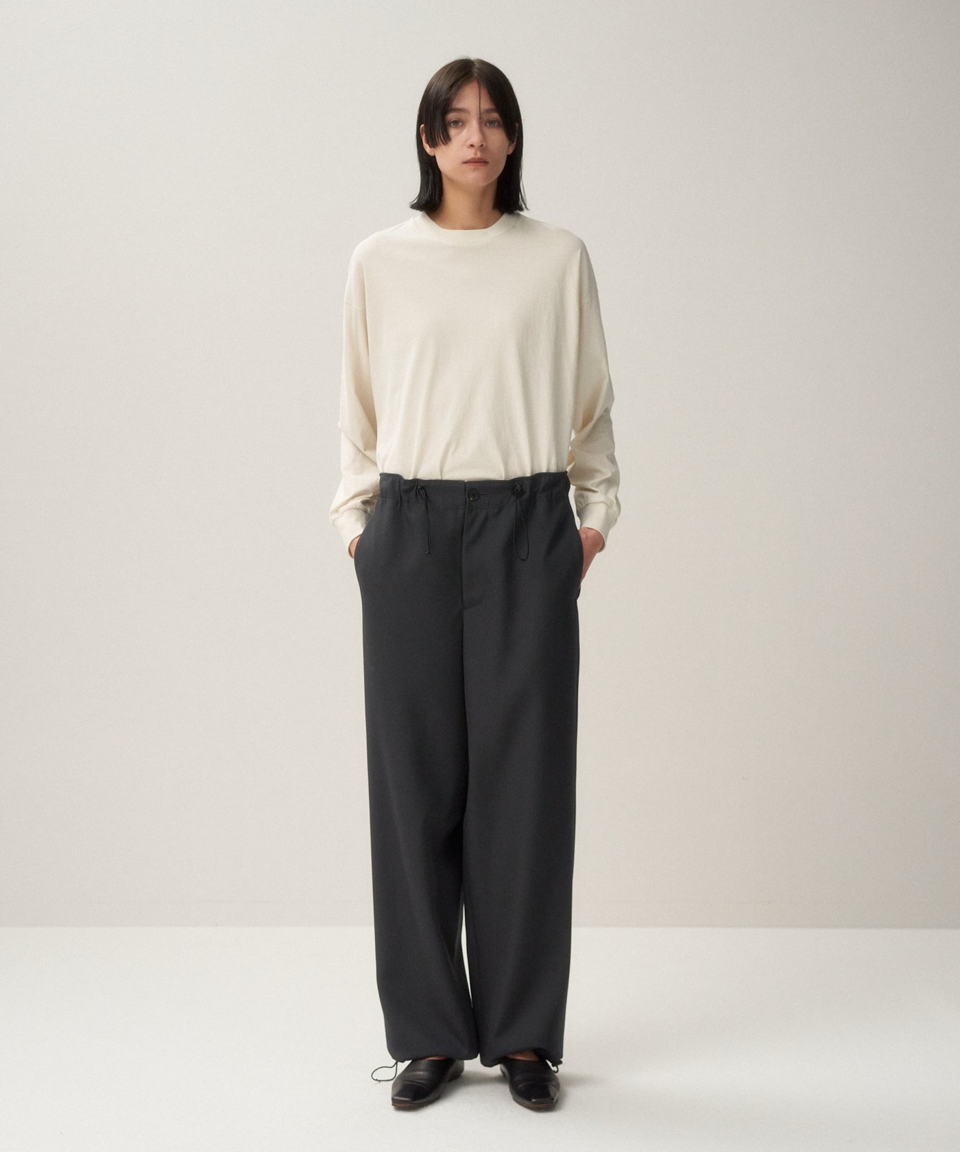 BACK SATIN | UTILITY PANTS – ATON | エイトン