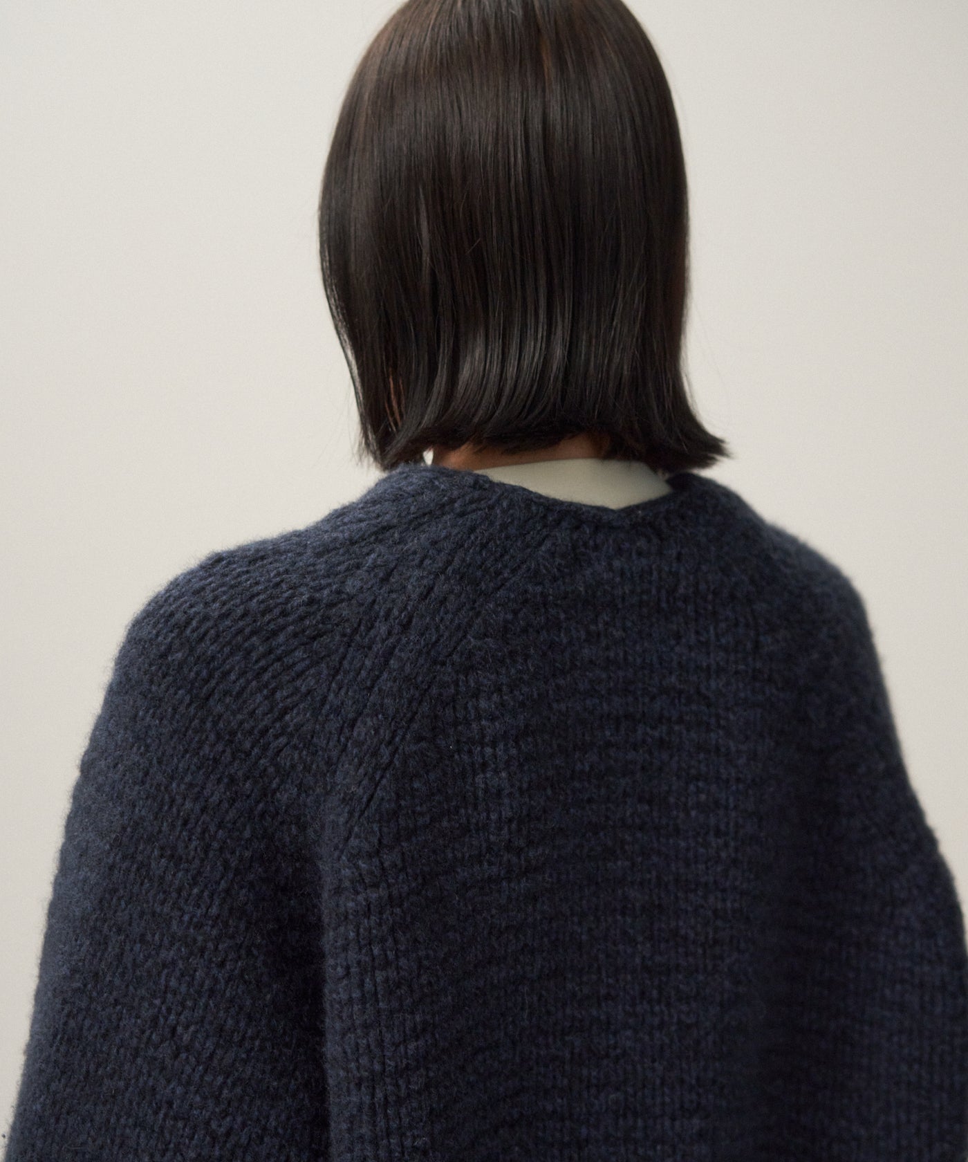 WOOL CASHMERE SILK | CARDIGAN – ATON | エイトン