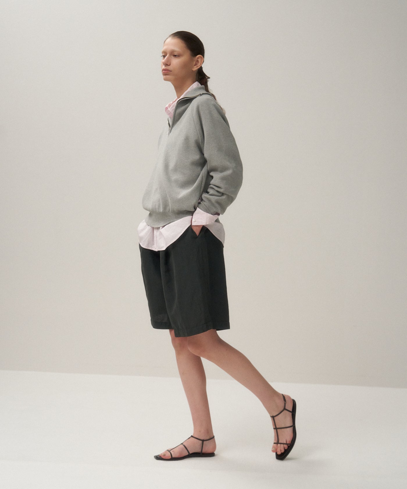 LINEN VELVET | SHORTS – ATON | エイトン