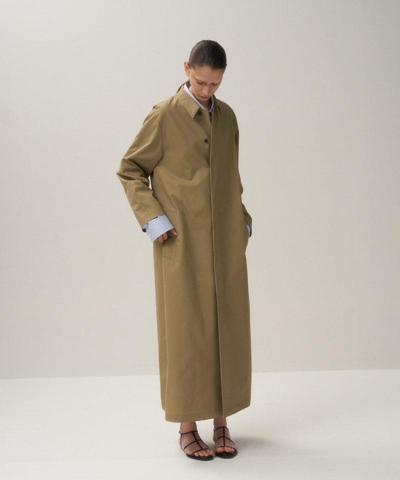 ORGANIC COTTON TWILL | BALMACAAN COAT