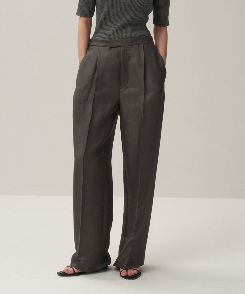 LINEN CUPRA | STRAIGHT PANTS