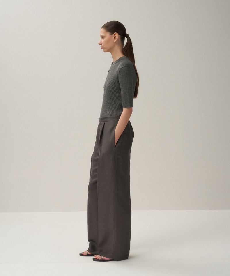 LINEN CUPRA | STRAIGHT PANTS