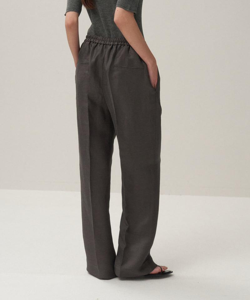 LINEN CUPRA | STRAIGHT PANTS