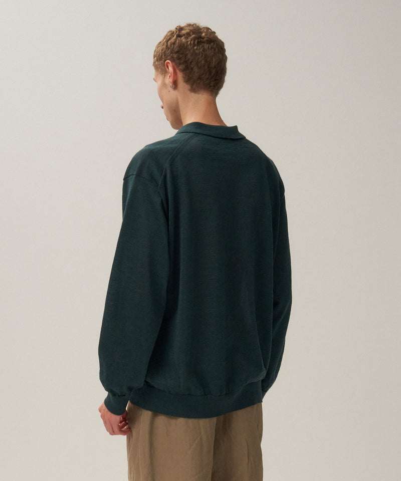 RAMIE CASHMERE | SKIPPER POLO SWEATER