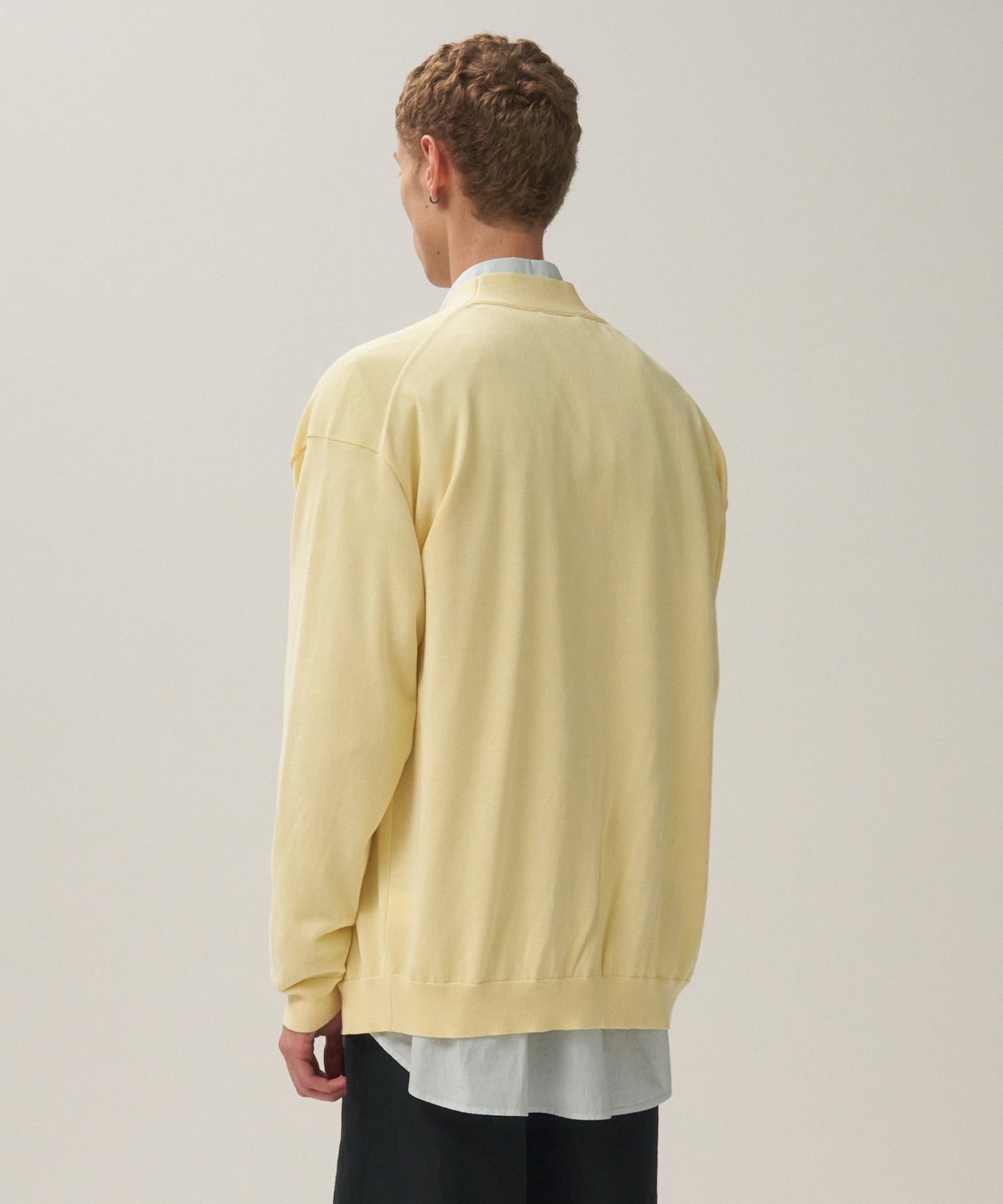 COTTON WASHI KNIT | OVERSIZED KNIT CARDIGAN – ATON | エイトン COTTON WASHI KNIT | OVERSIZED KNIT CARDIGAN – ATON | エイトン