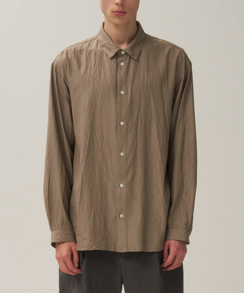 SHORT FIBER SILK | WASHED SHIRT