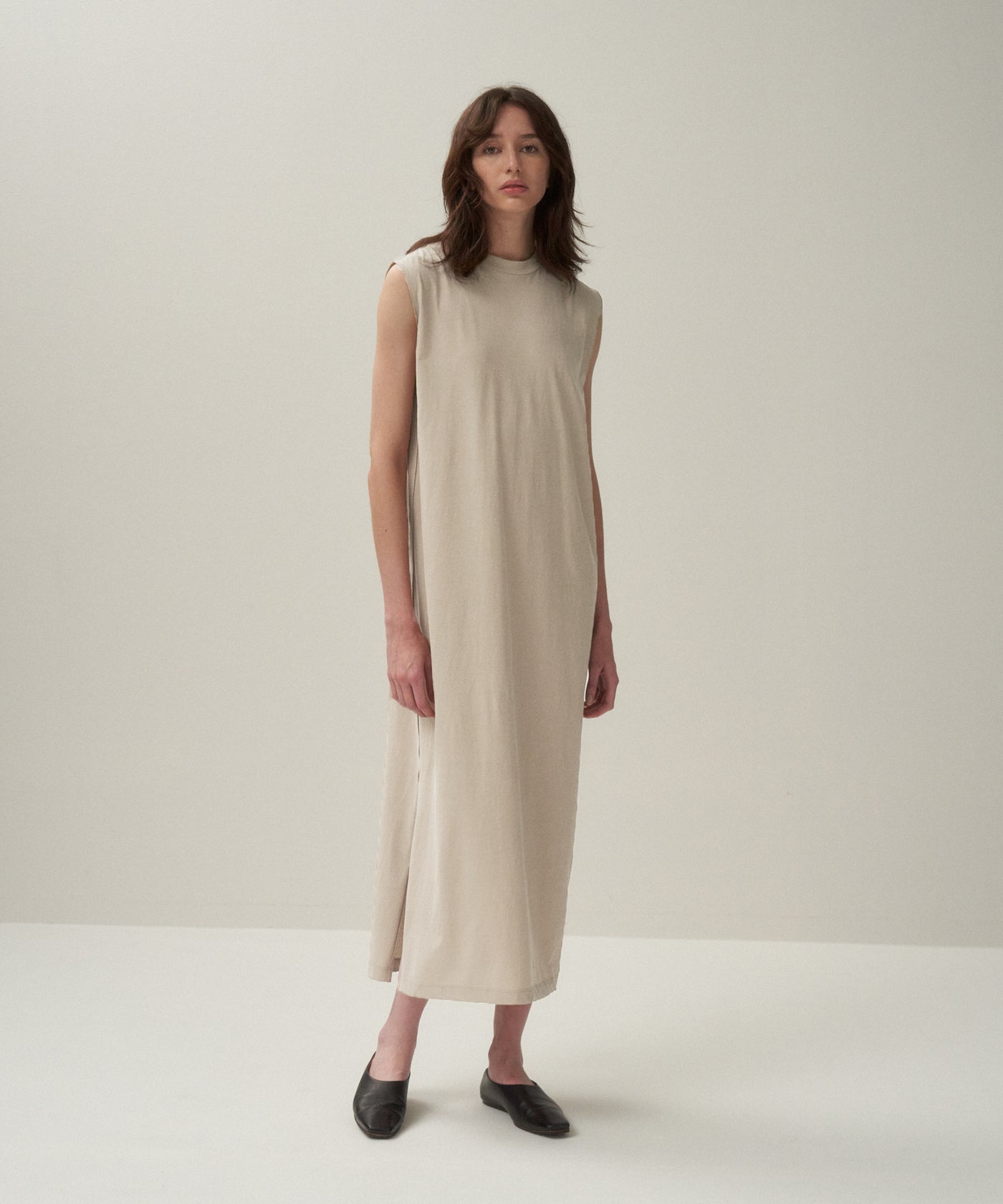 FRESCA NUBUCK | TANKTOP DRESS – ATON | エイトン