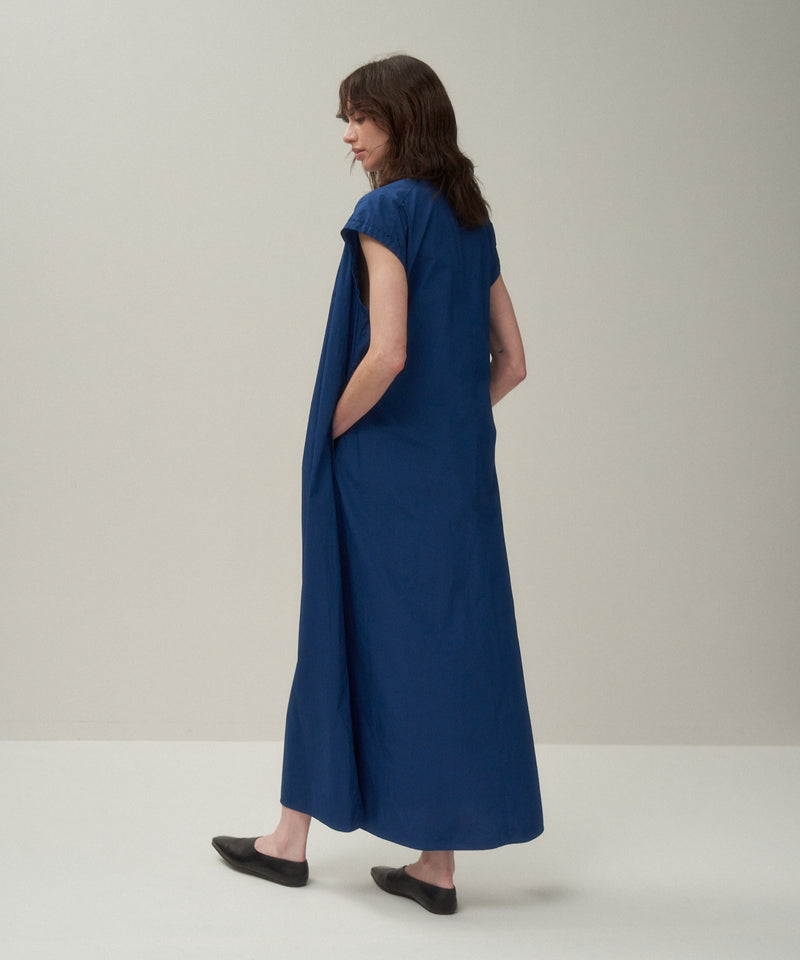 NATURAL DYED COTTON LAWN | TUCKED DRESS