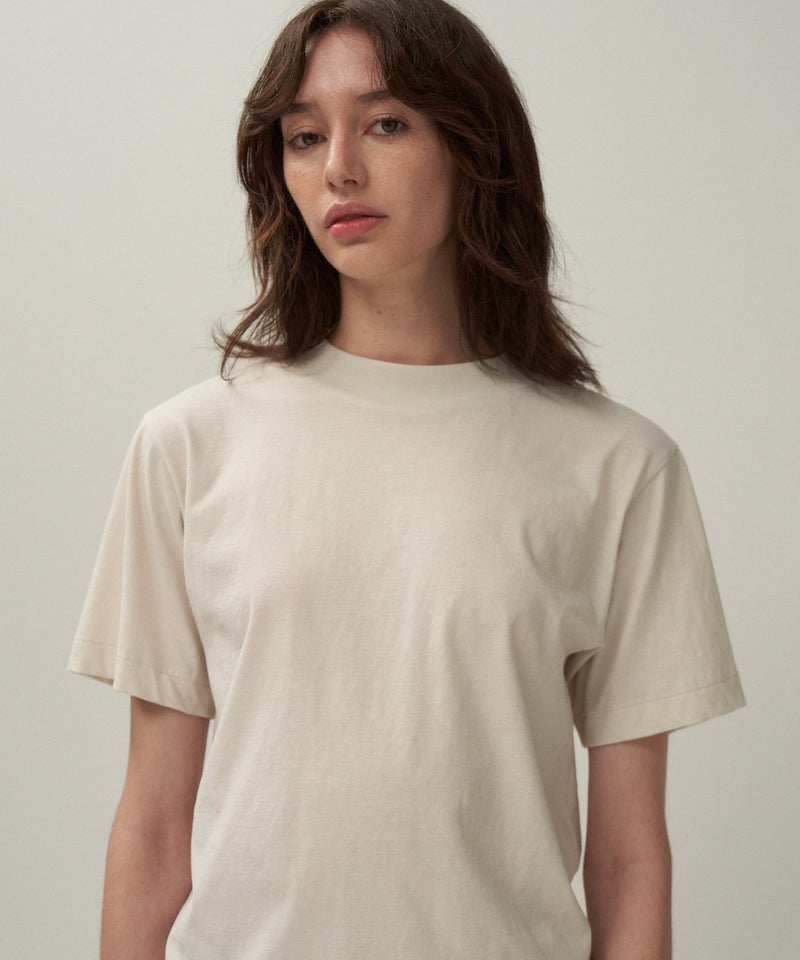 FRESCA NUBUCK | MOCKNECK T-SHIRT