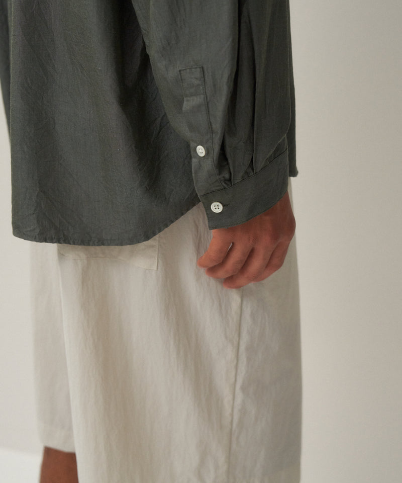 SHORT FIBER SILK | WASHED SHIRT