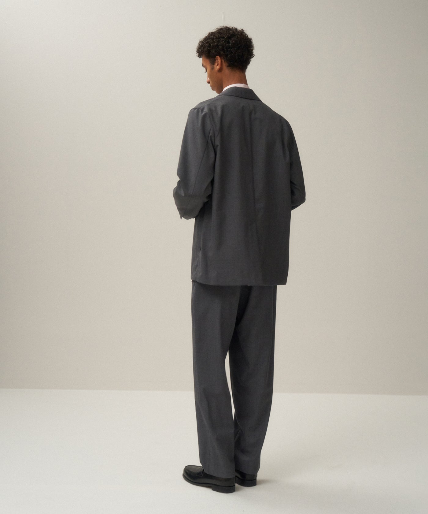 WOOL TROPICAL | TAPERED EASY PANTS – ATON | エイトン