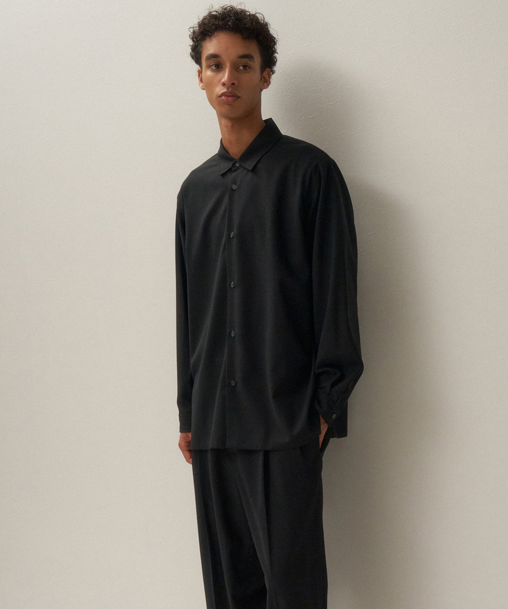 TWIST WOOL TROPICAL | OVERSIZED SHIRTS – ATON | エイトン