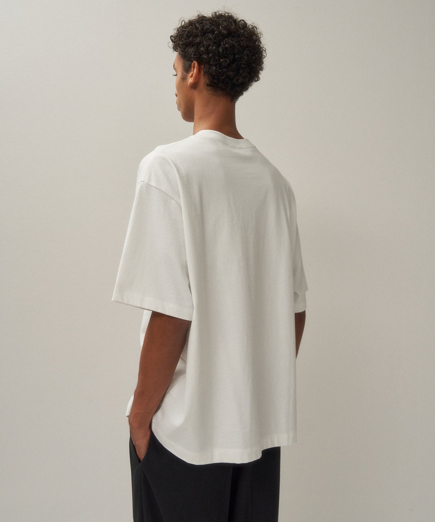 ATON AGING FRESCA PLATE ポロシャツ LOOSE FIT AGING FRESCA PLATE | LOOSE FIT T-SHIRT – ATON | エイトン