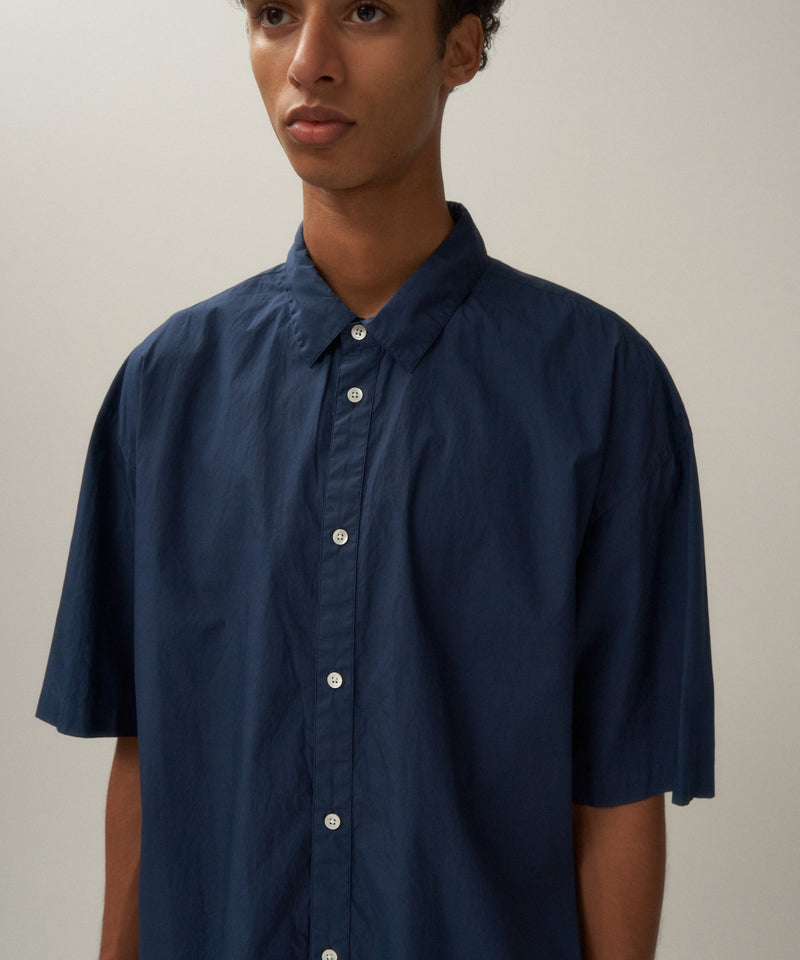 COTTON LAWN | OVERSIZED SHORT SLEEVE SHIRT