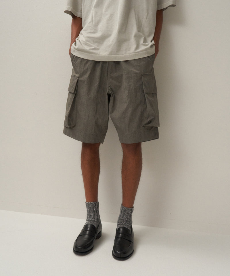 KYOTO SUMI NYLON | EASY CARGO SHORTS