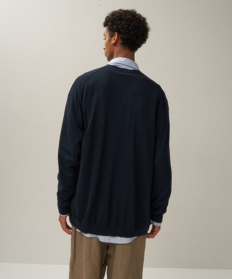 NUBACK SILK COTTON | OVERSIZED CARDIGAN