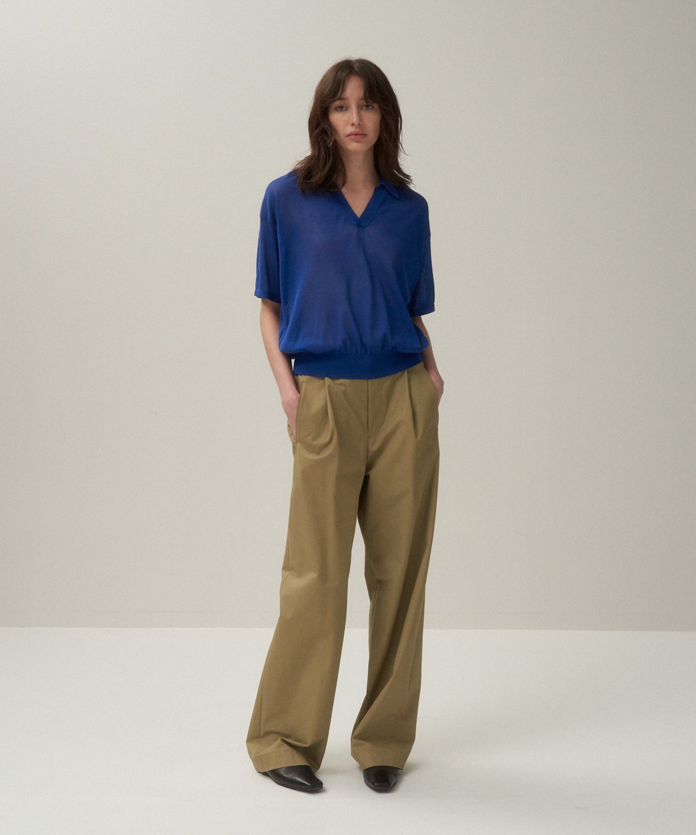 【おまけ付】 ORGANIC COTTON TWILL | EASY PANTS – ATON | エイトン パンツ