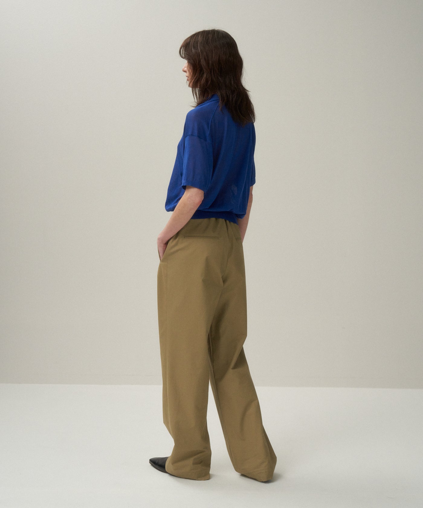ORGANIC COTTON TWILL | EASY PANTS – ATON | エイトン