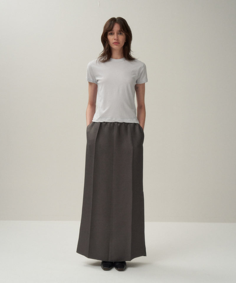 LINEN CUPRA | A-LINE SKIRT