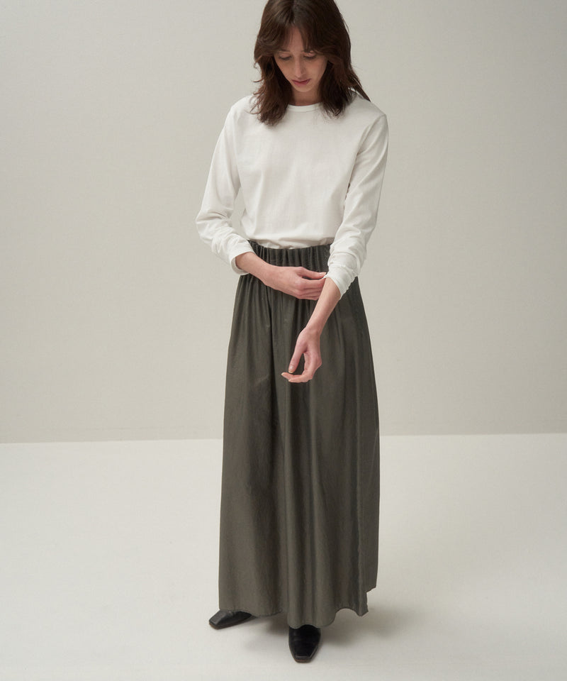 WASHER NYLON | TUCKED SKIRT