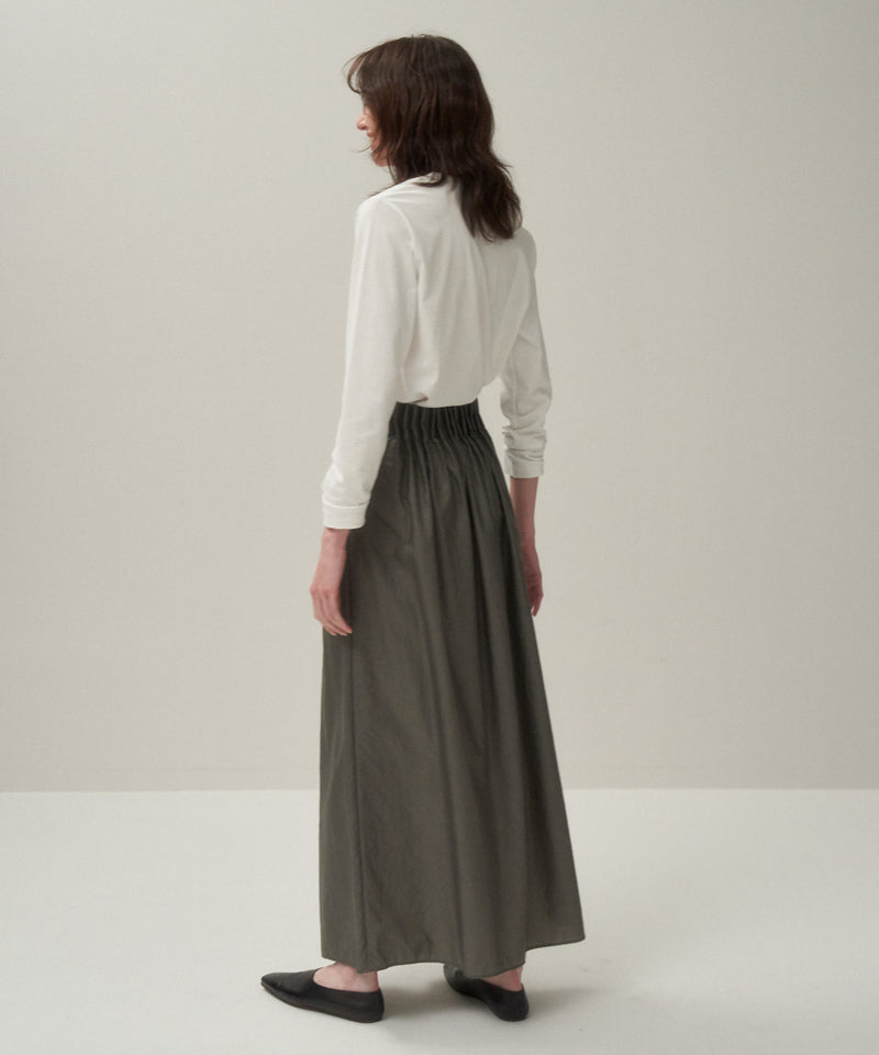 WASHER NYLON | TUCKED SKIRT