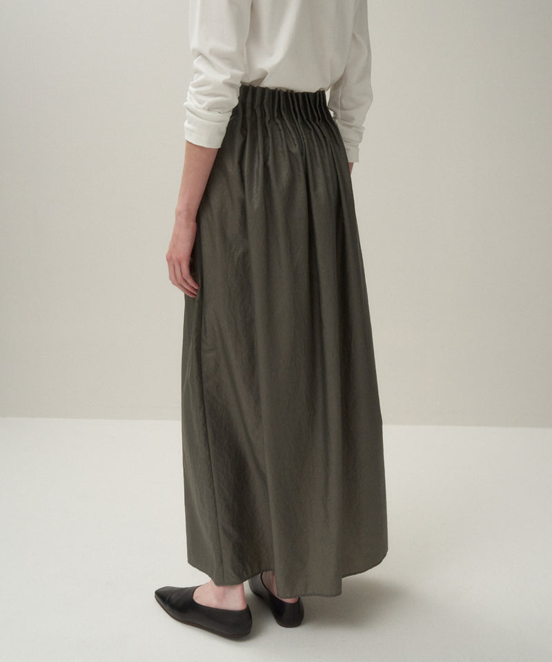 WASHER NYLON | TUCKED SKIRT