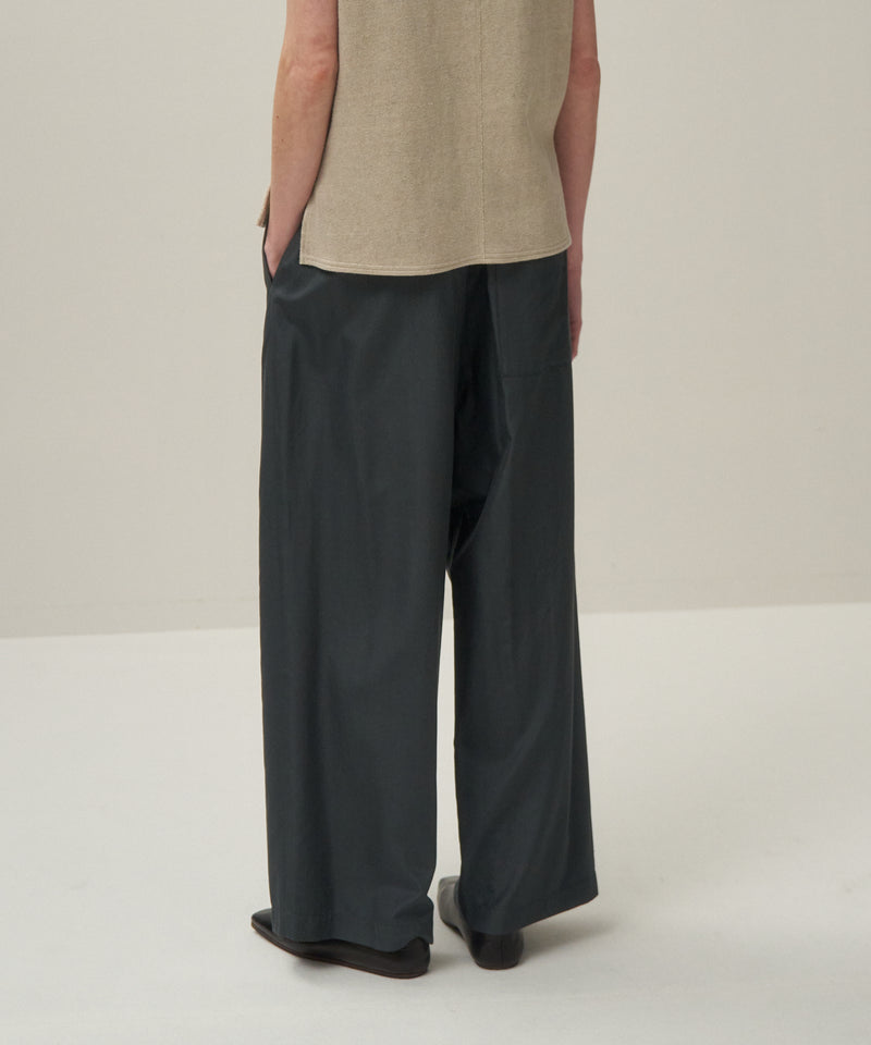 SILK TROPICAL | EASY WIDE PANTS