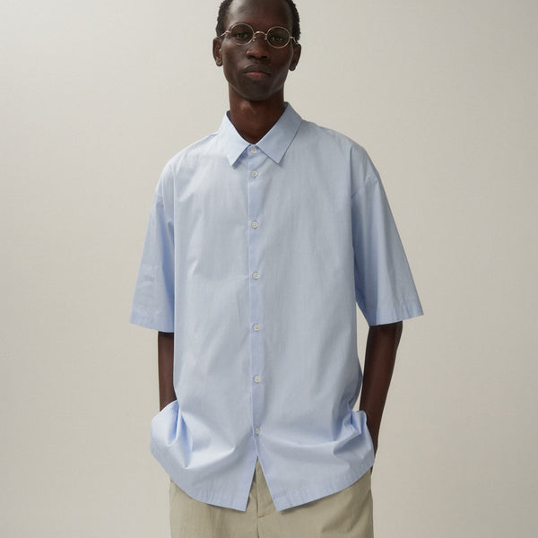 GIZA BROAD | SHORT SLEEVE SHIRT – ATON | エイトン