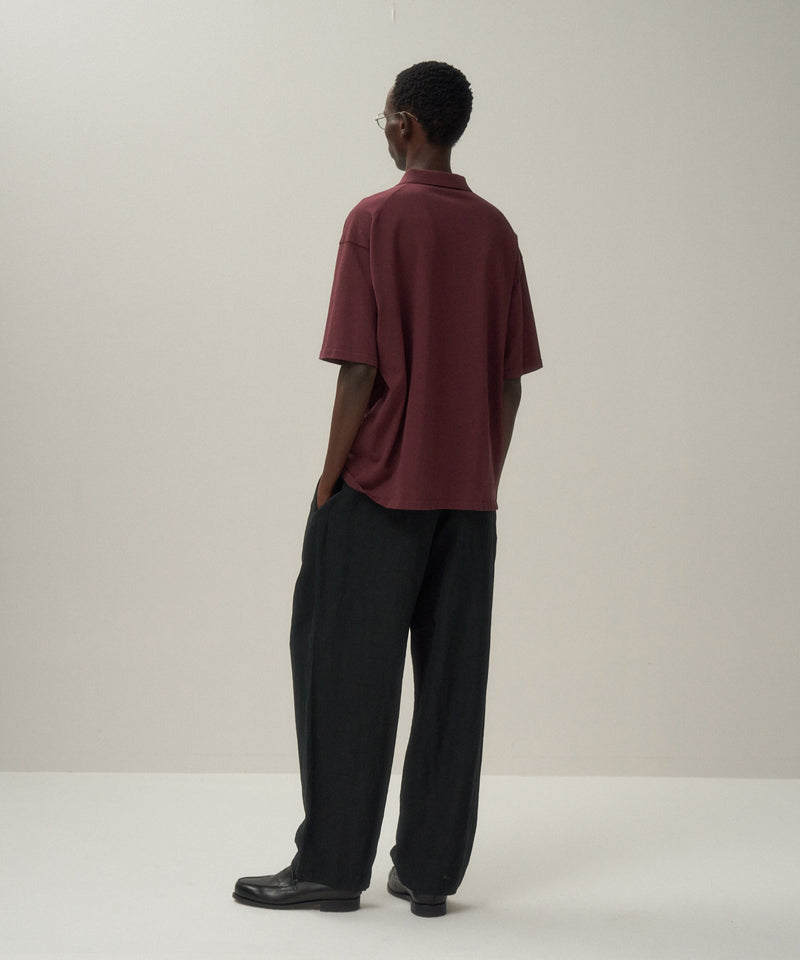 COTTON LINEN VOILE | TWO TUCKED EASY PANTS