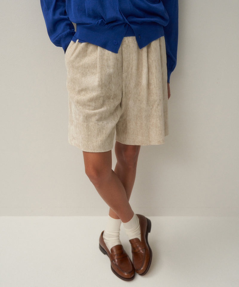 LINEN VELVET | SHORTS