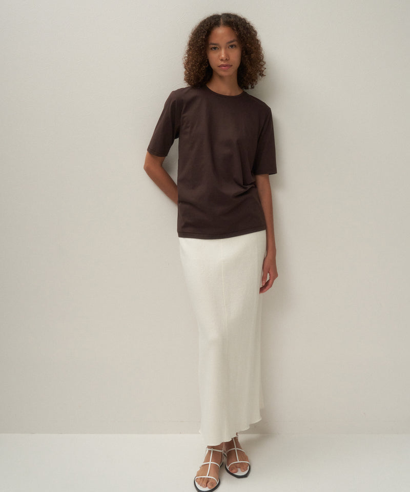 LINEN JERSEY | STRAIGHT SKIRT