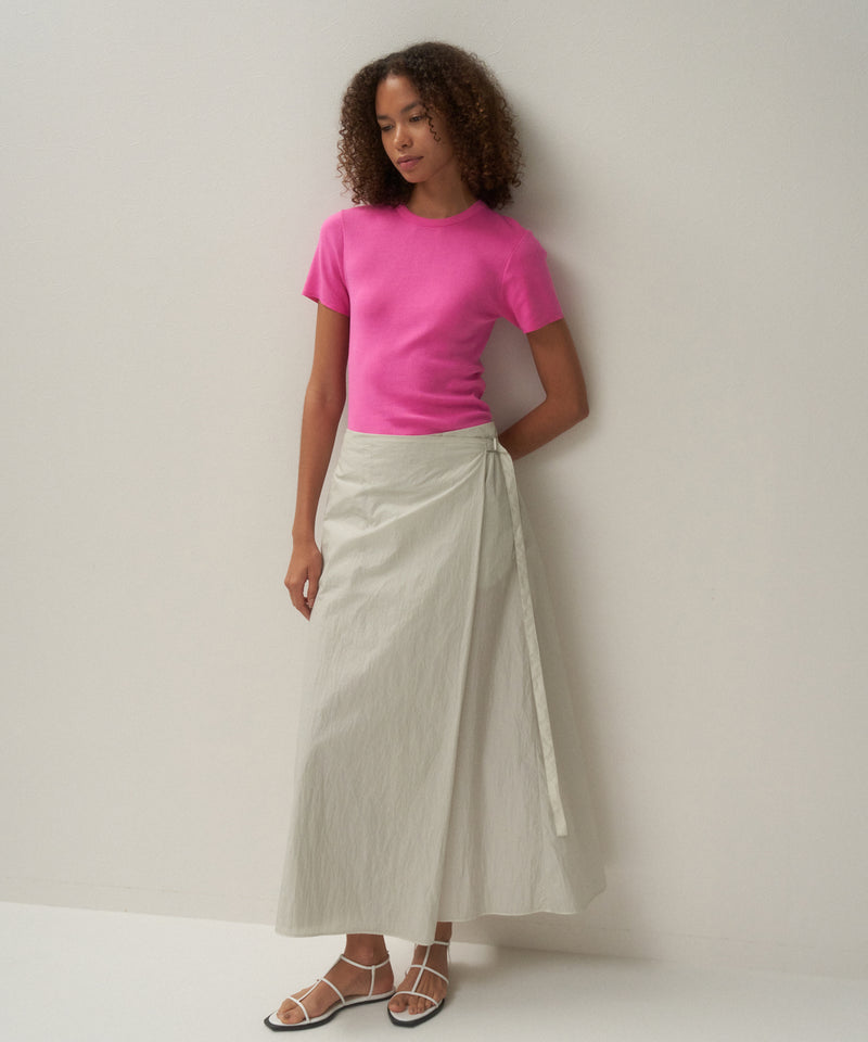 HAND DYED NYLON | WRAPPED SKIRT