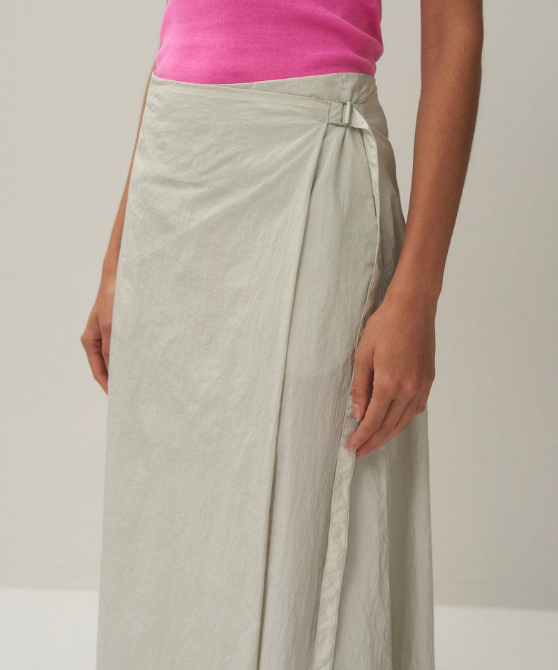 HAND DYED NYLON | WRAPPED SKIRT