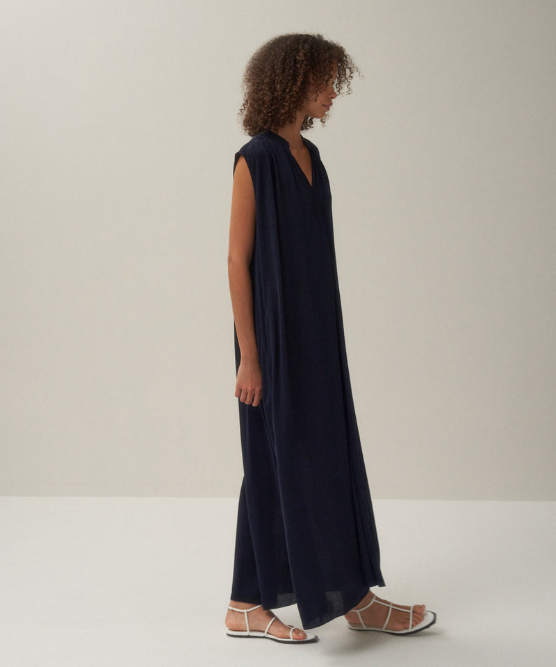 INDIGO FRESCA | GATHERD DRESS