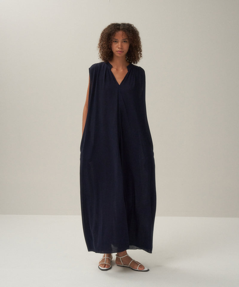 INDIGO FRESCA | GATHERD DRESS