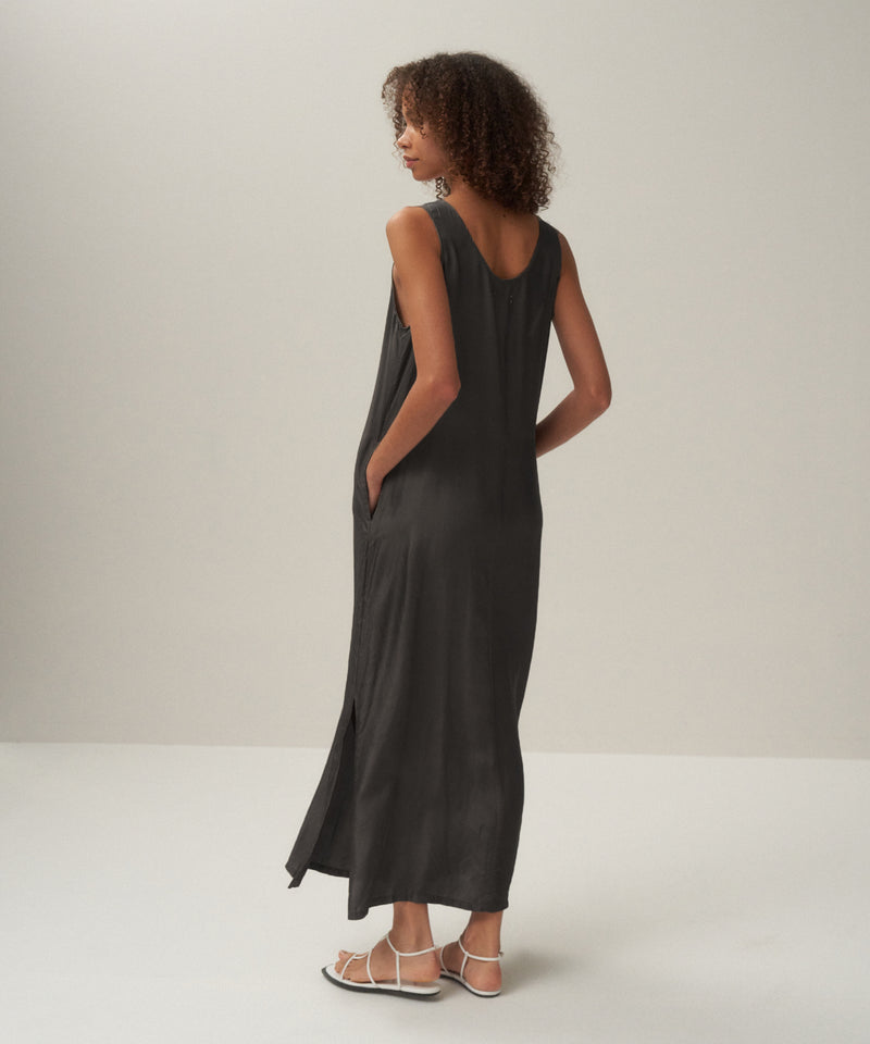 TRAVEL SILK TWILL | TANK TOP DRESS