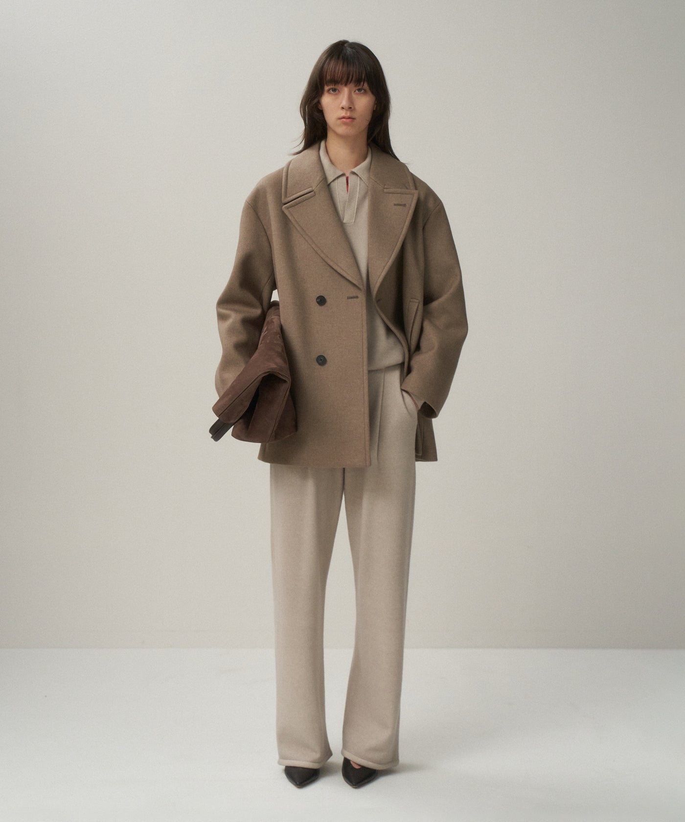 CURLY FROSTED COAT　Camel　サイズ2 YOURS Plus Size Camel Brown Teddy Maxi Coat | Yours Clothing