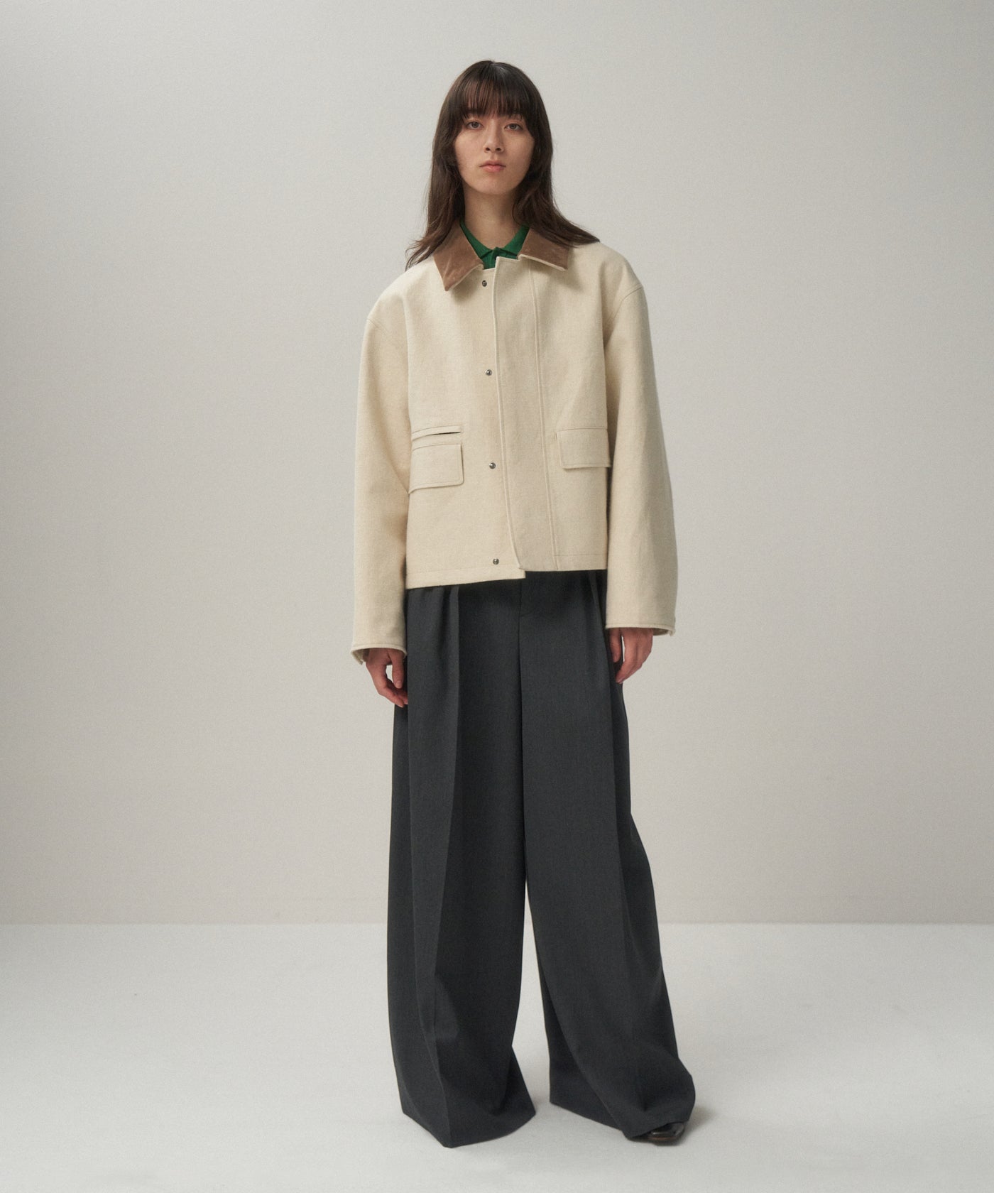 ATON/エイトン　リネン　ファディーグジャケット LINEN WOOL TWILL | SHIRT JACKET – ATON | エイトン