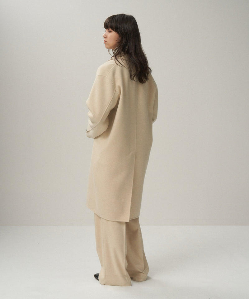 MERINO DOUBLE MELTON | CHESTER FIELD COAT