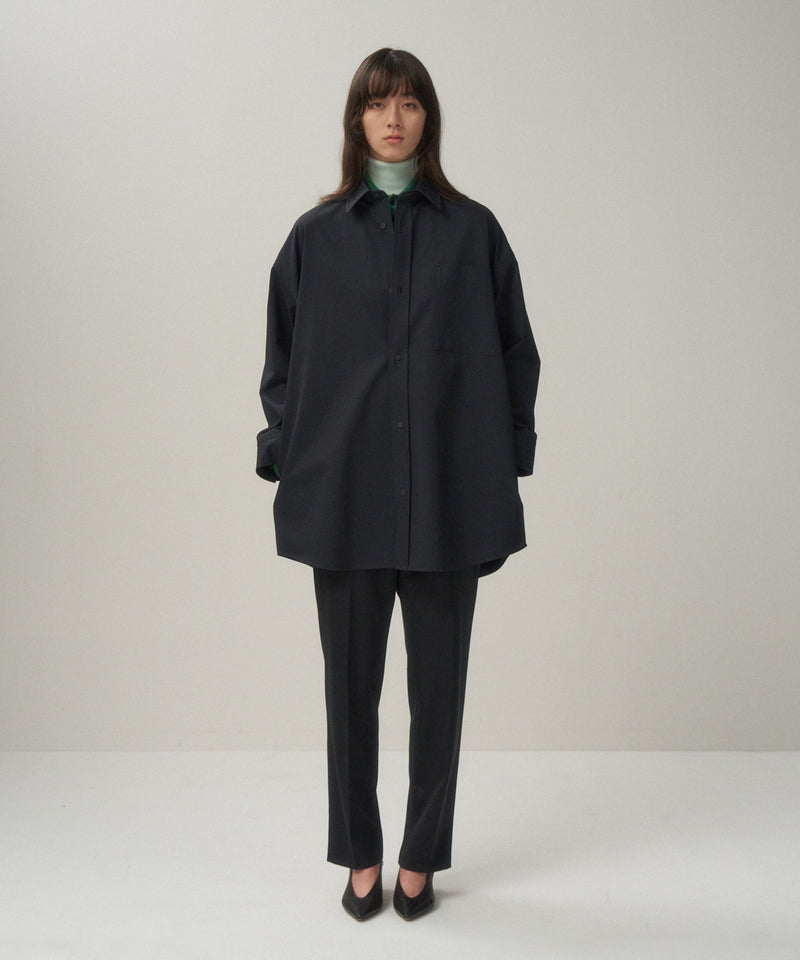 ORGANIC COTTON TWILL | OVERSIZED SHIRT JACKET