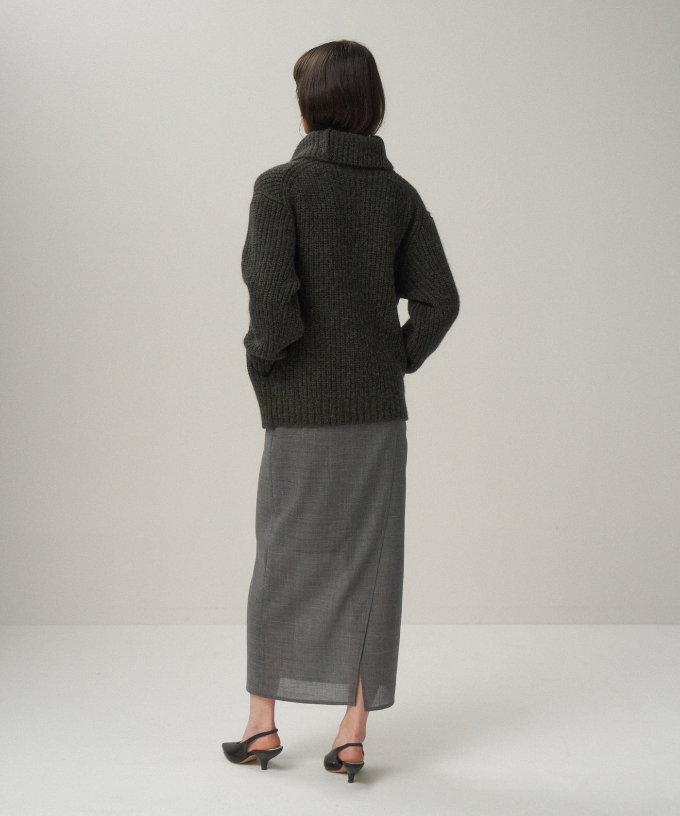 【ATON 】アルパカカーディガン WOOL ALPACA MOHAIR | OVERSIZED CARDIGAN – ATON | エイトン