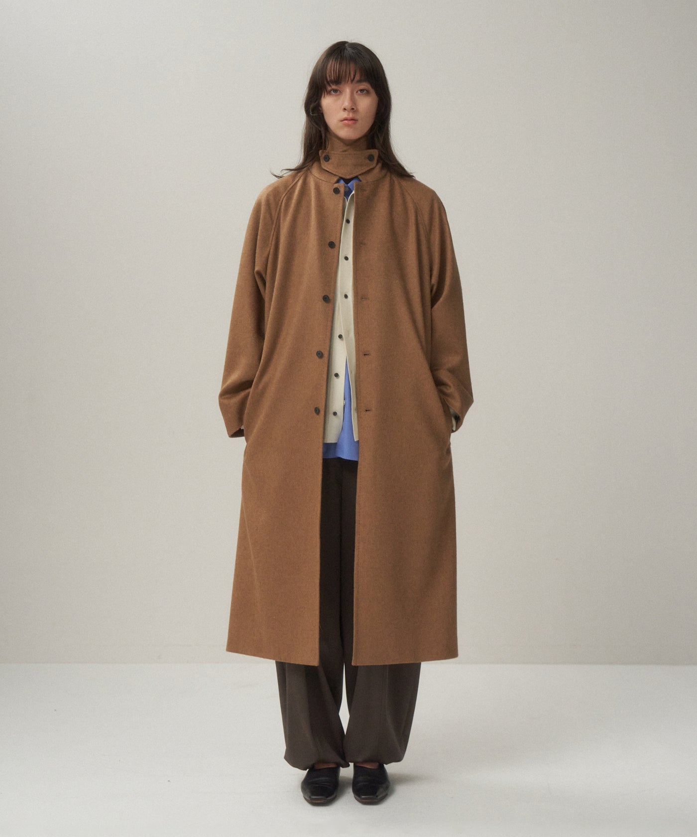 PURE CAMEL | BALMACAAN COAT – ATON | エイトン