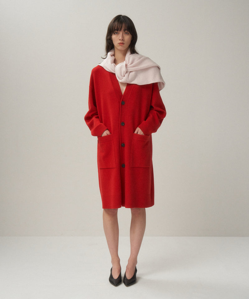 MERINO COLLEGE KNIT | OVERSIZED CARDIGAN