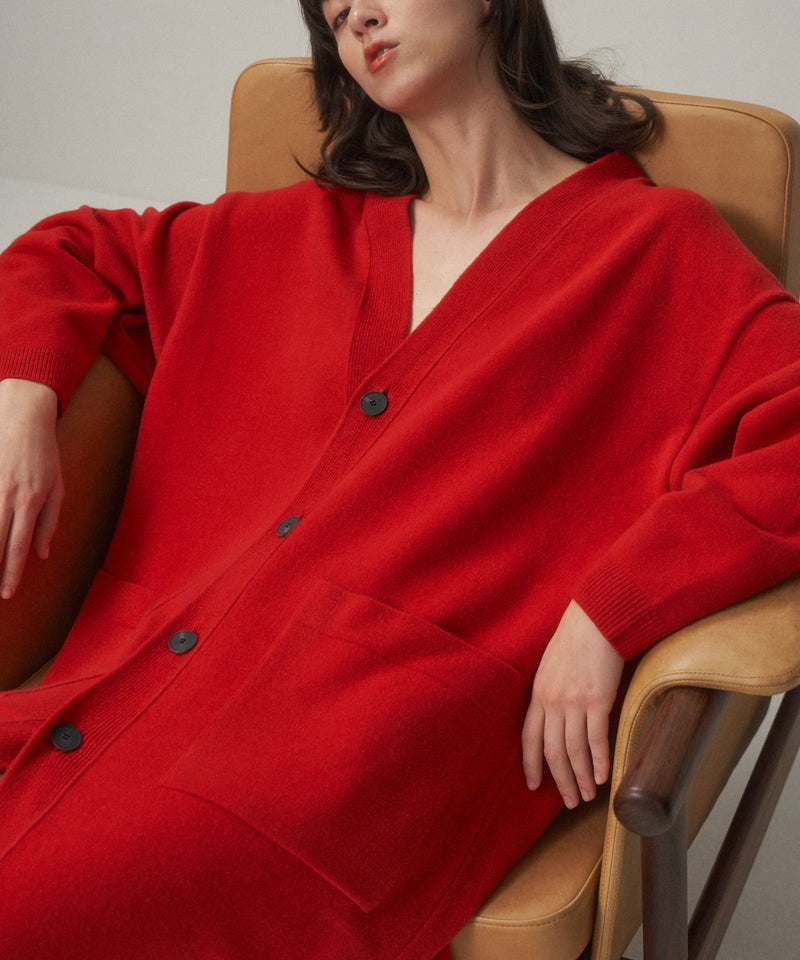 MERINO COLLEGE KNIT | OVERSIZED CARDIGAN